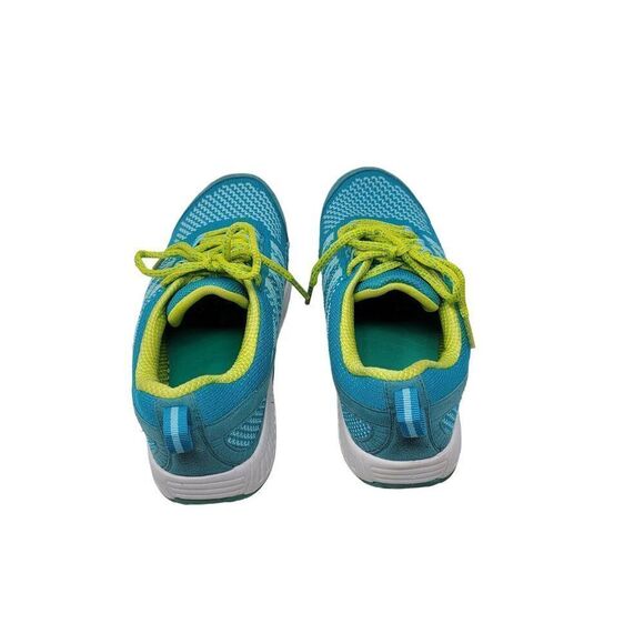 Orthofeet Athletic Shoes Sneakers 7.5 Manmade Upper Turquoise Lime Green Lace-Up - Picture 6 of 11
